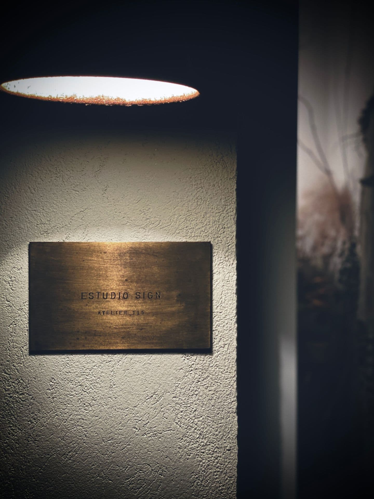 真鍮表札Estudiosign